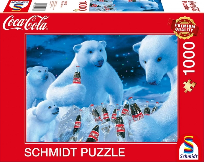 Puzzle Coca Cola Niedźwiedzie Polarne 1000 elementów