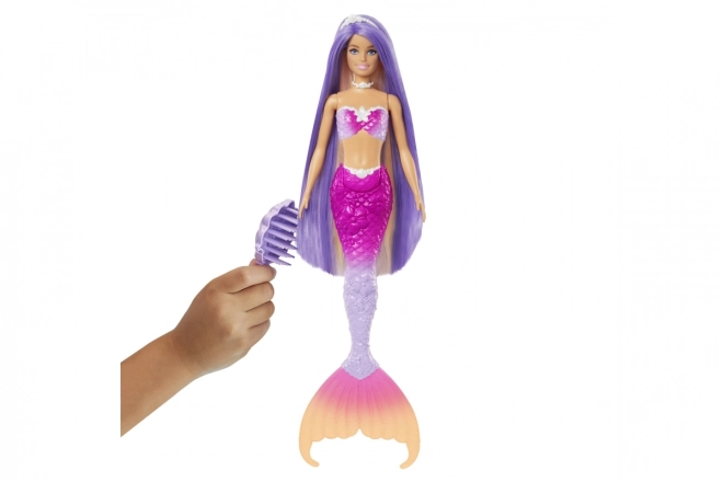 Lalka Barbie Malibu zmieniająca kolor syrenka