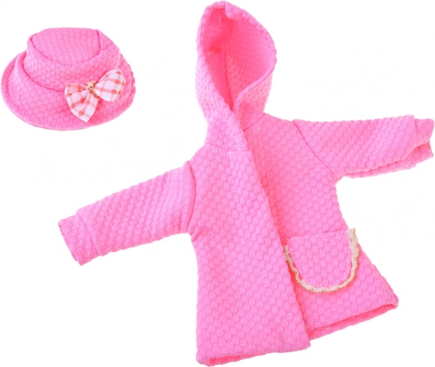 Ciepły płaszczyk i delikatne rajstopki