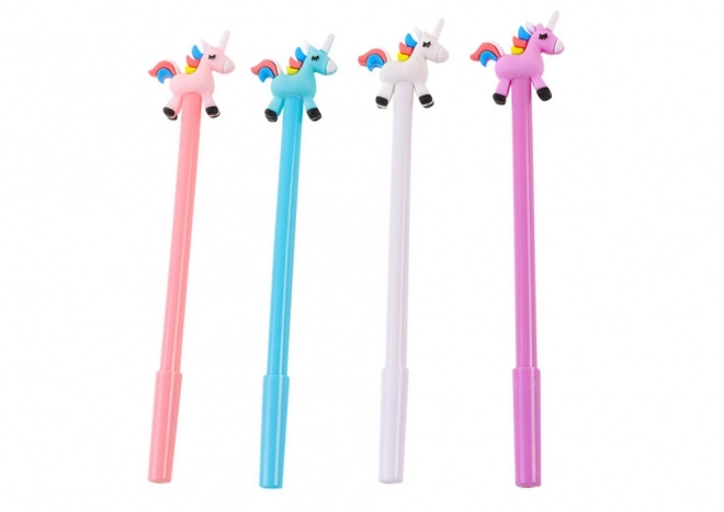 Pióro kulkowe Unicorn Stopper Czarny Nib Mix Biały Różowy 0,5 mm