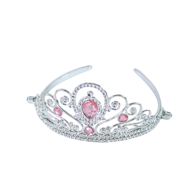 Zestaw diadem z różdżką różowy