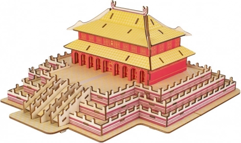 Drewniane puzzle 3D Sala Najwyższej Harmonii