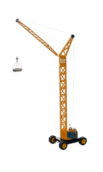 Dźwig metalowy 60cm na korbkę w pudełku Kovap