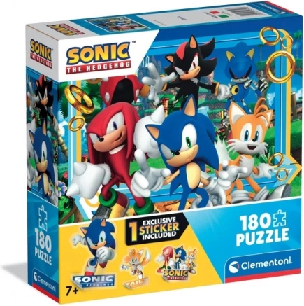 Puzzle CLEMENTONI Jeż Sonic 180 elementów
