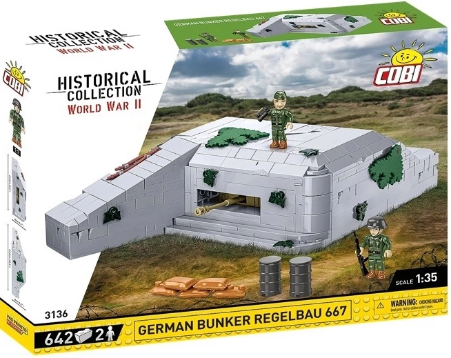 Bunkier Regelbau 667 z Klocków COBI