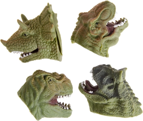 Pacynka na palec – głowa dinozaura 7,5 × 5 cm