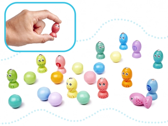 Gra rodzinna wędkowanie - montessori