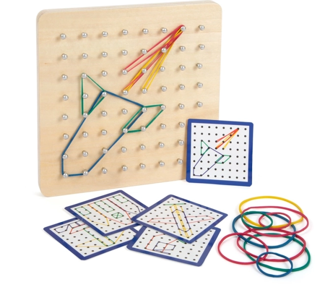 Small Foot Drewniana deska Geoboard