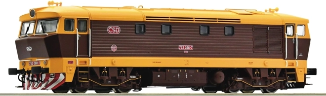 Roco lokomotywa spalinowa ČSD/ČD „Bardotka” 752 068-7, cyfrowa z dźwiękiem