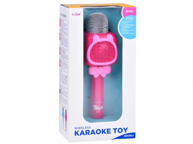 Bezprzewodowy mikrofon karaoke dla dzieci