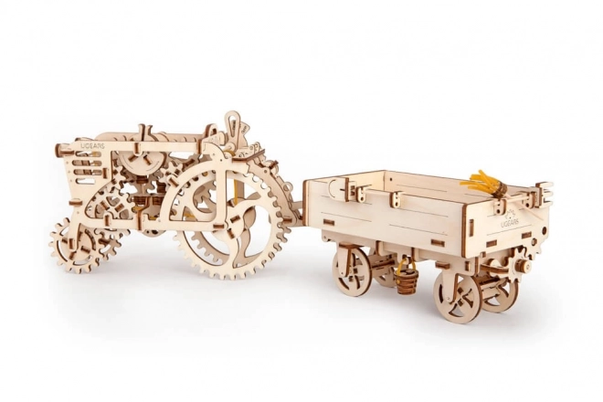 Ugears Puzzle 3D - Przyczepka 68 elementów