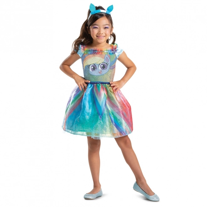 Kostium My Little Pony - Rainbow Dash dla dzieci 4-6 lat
