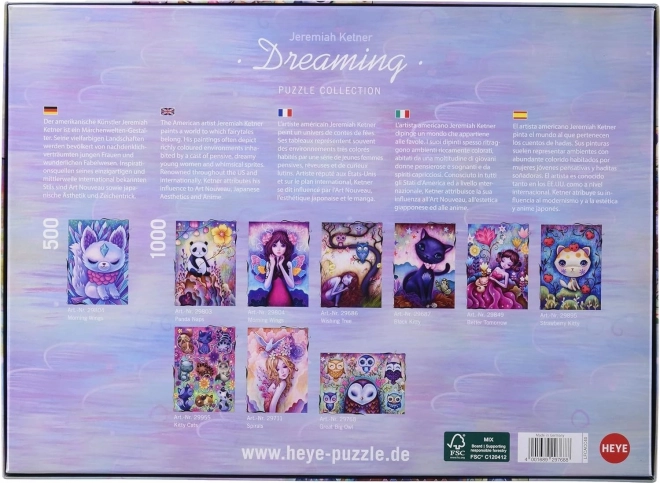 HEYE Puzzle Snów: Duża Sowa 1000 Elementów