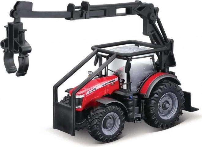 Bburago farm traktor Massey Ferguson 8740S leśny traktor