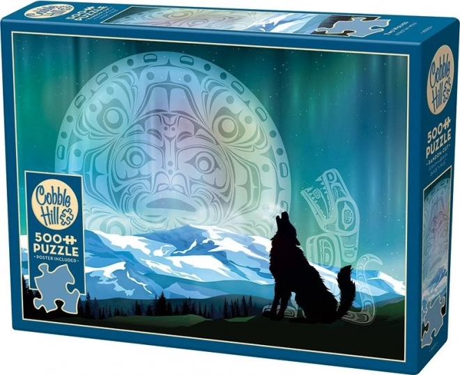 COBBLE HILL Puzzle Dwa wilki 500 elementów