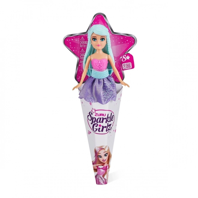 Panenka Sparklez Girlz mniejsza w rożku