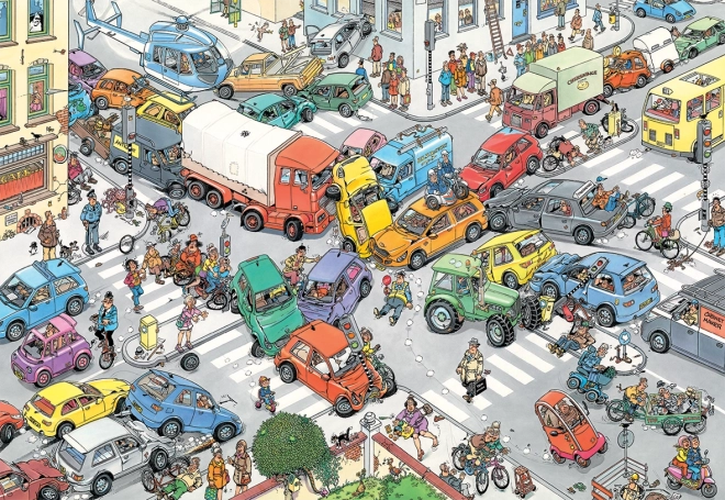 JUMBO Puzzle JvH Chaos w Przewozach i Samolotem oraz Statkiem 2x1000 elementów
