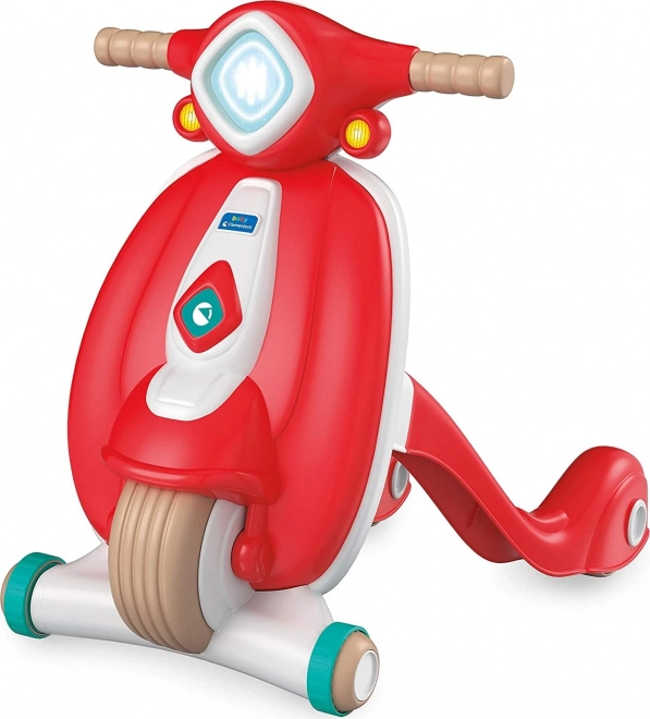 Chodzik i jeździk CLEMENTONI Baby Scooter Vespa – czerwony