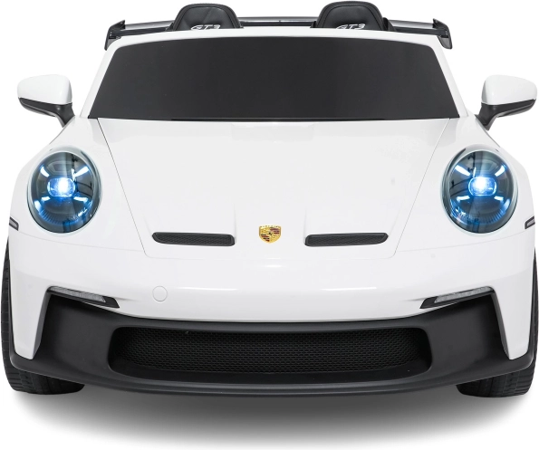 Dziecięcy samochód elektryczny Porsche 911 GT3 24V z dwoma siedzeniami – Biały