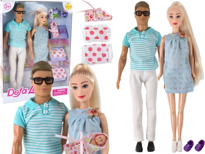 Ciężarna lalka Kevin i Lucy