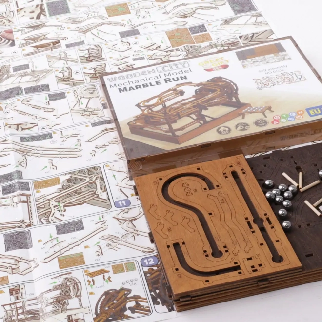 WOODEN CITY 3D drewniane puzzle Kulodrom 265 części