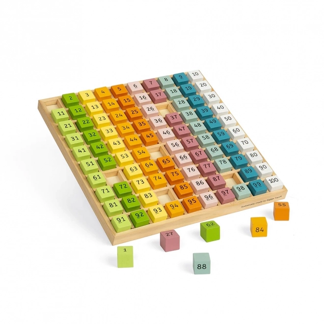 Bigjigs Toys FSC® Stojak z Liczbami