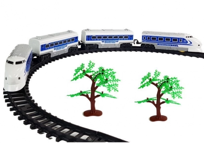 Elektryczny zestaw pociągów Pendolino z efektami