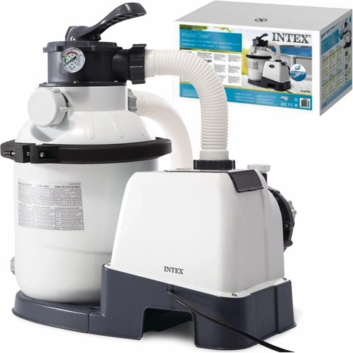 Pompowy filtr piaskowy do basenu 5700 l/h z technologią Hydro Aeration INTEX
