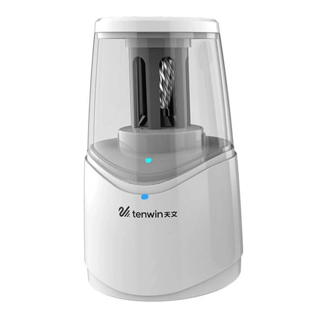 Elektryczna ładowalna temperówka Tenwin micro USB biała