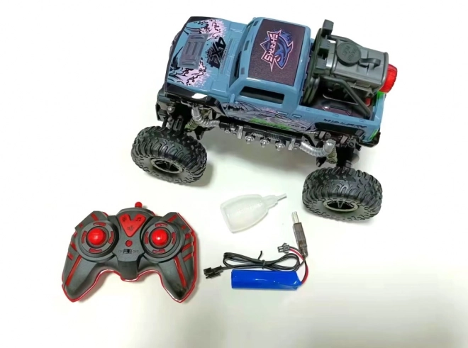 RC auto Rock Shark zielone