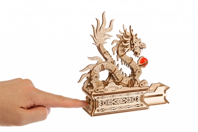 Ugears 3D drewniane mechaniczne puzzle Smok