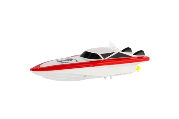 Motorowy łódź/łódka do wody RC plastik 19cm na baterie+pakiet ładowania+USB 2,4Ghz w pudełku 26x13x15cm