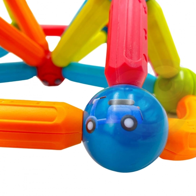 WOOPIE Magnetyczne edukacyjne klocki 128 szt.