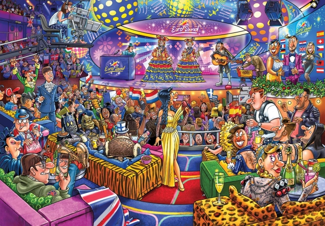 JUMBO Puzzle WASGIJ Mystery 25: Konkurs Eurosound! 1000 elementów