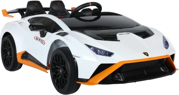 Elektryczny samochodzik LAMBORGHINI STO Drift – biały