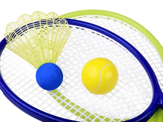 Zabawa 2 w 1: tenis i badminton