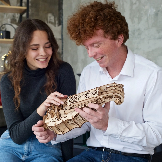 Ugears 3D drewniane mechaniczne puzzle Hurdy-Gurdy