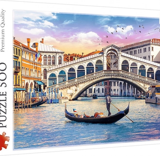 Puzzle 500 elementów Most Rialto Wenecja