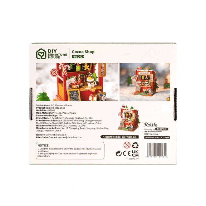 Miniaturowy domek - Stoisko z kawą