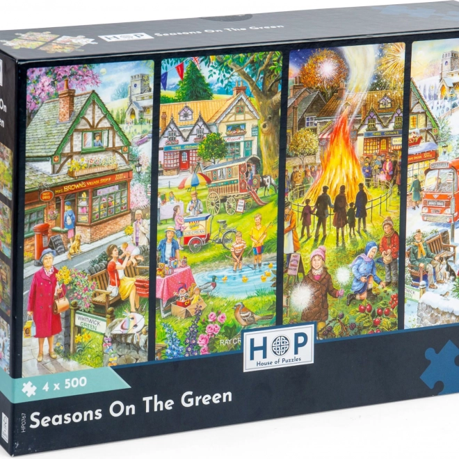 HOP Puzzle Pory Roku zestaw 4x500 elementów