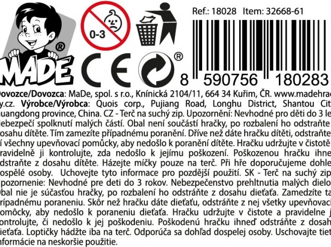 Miękka tarcza z rzutkami i piłkami 36 cm