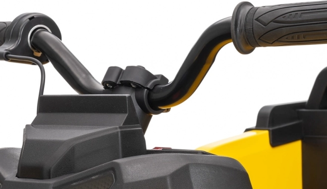 Żółty sportowy dziecięcy quad TX ATV