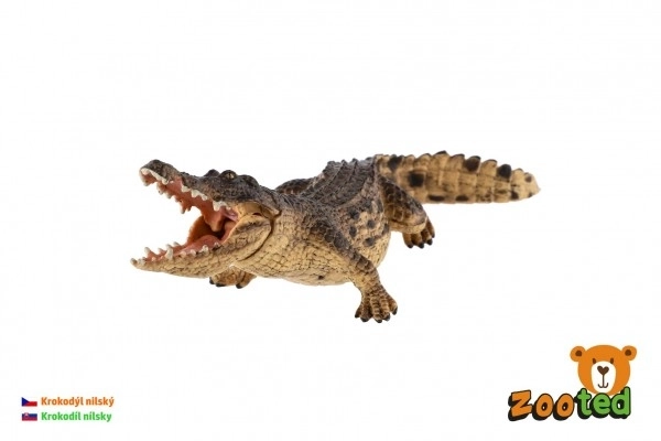 Nilowy krokodyl plastikowy zooted 18cm w woreczku