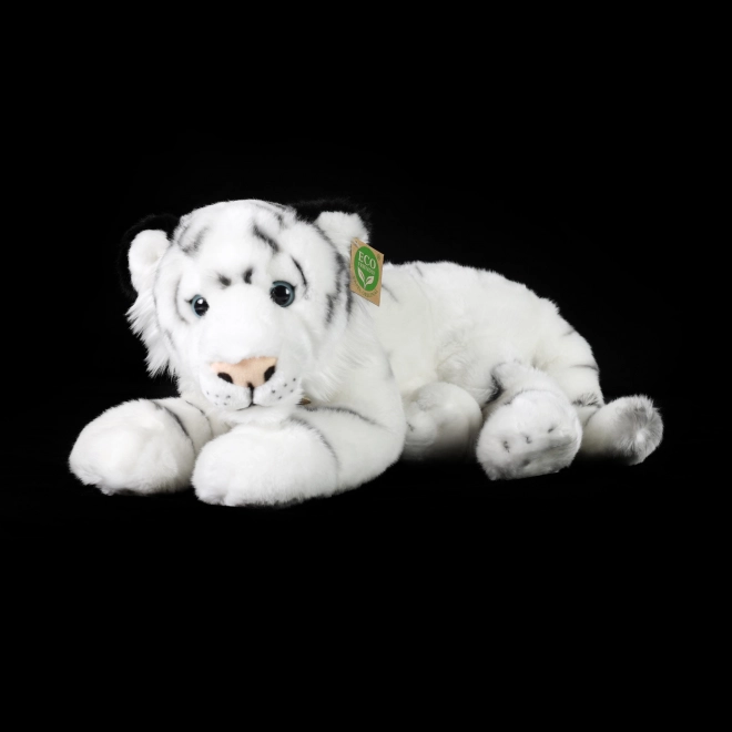 Pluszowy biały tygrys leżący 36 cm ECO-FRIENDLY