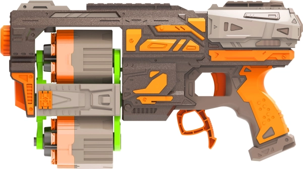 Dziecięca piankowa strzelba z 14 strzałkami, 33,5 cm