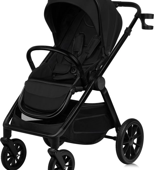Lionelo wózek wielofunkcyjny Layla 3w1 czarny Onyx