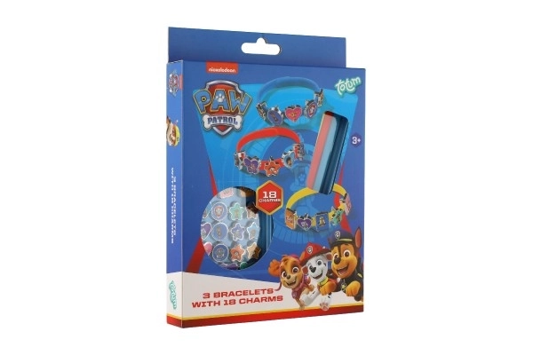Stwórz swoją bransoletkę Psi Patrol metal/plastik w pudełku 15x21x2,5cm