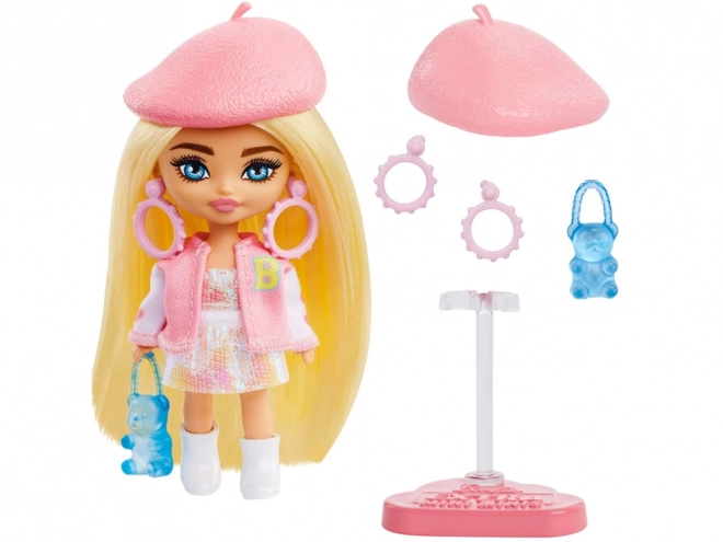 Barbie Extra Mini Minis różowa czapka bejsbolowa