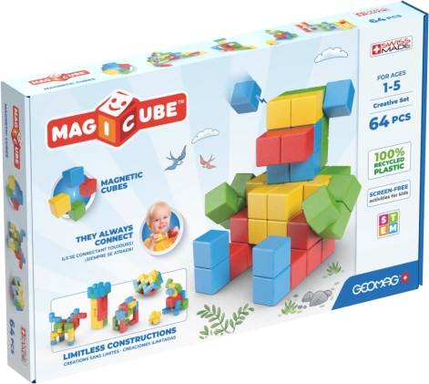 Geomag Magicube kreatywny zestaw 64 elementy