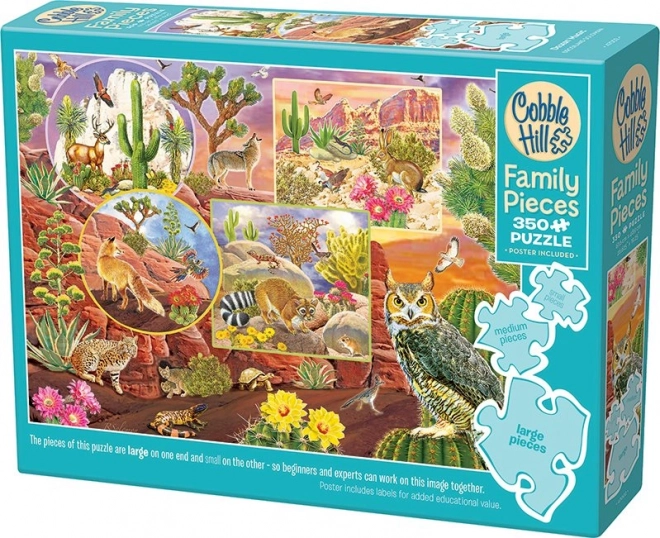 COBBLE HILL Rodzinne puzzle Czar pustyni 350 elementów